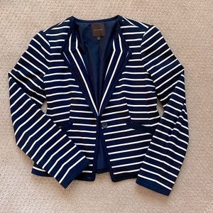 Navy & White striped Limited blazer sz M